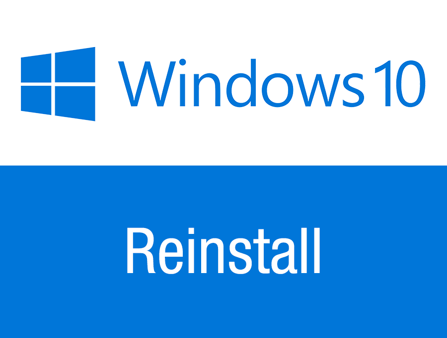 06 - Microsoft Windows 10 reinstall